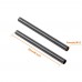 15mm Rods 10" 15mm Rail Rods (M12-25cm) Aluminum Alloy for 15mm Rig Rail System Shouder Rig (Pack of 2)