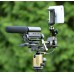 FOTYRIG Camera Clamp Mount, Ball Head Clamp Magic Arm Super Clamp Camera Ball Mount Clamp w/1/4-20 Thread Hot Shoe Adapter for Monitor, LED Lights, Flash Light, Microphone and More