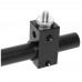 15mm Rod Clamp with 1/4 Male Screw and Female 1/4" Thread for Magic Arm, Audio Recorder, Led Lights, Monitors, Microphones