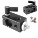 15mm Rod Clamp with 1/4 Male Screw and Female 1/4" Thread for Magic Arm, Audio Recorder, Led Lights, Monitors, Microphones