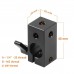 15mm Single Rod Clamp with 1/4" -20 Female Thread and Female 3/8 " Thread for Dslr Support Rig System