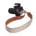 Camera Strap Vintage Cotton Universal Camcorder Camera Shoulder Strap Belt for All DSLR Camera Nikon Canon Sony Pentax Olympus Panasonic Brown