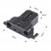 FOTYRIG Low Profile Camera Base Plate with 15mm Rod Rail Clamp For Sony Fs7, Sony A7 Series