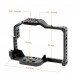FOTYRIG Sturdy Camera Cage Solid Video Cage With HDMI Lock For Panasonic Gh4 Gh3 Cage Perfect Formfitting Anodized Aluminum Video Stabilizer