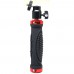 Universal Camera Handle Stabilizer Handle with 1/4" Male Screw and 3/8 Female Thread for Canon Nikon Sony Digital Video Camera Camcorder Gopro Camera Stabilizer Rig-Rubber