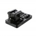 FOTYRIG Hot Shoe Mount Adapter Cold Shoe Mount with Adjustable Nato Clamp for Canon C100/C100 MarkII/C300/C500