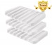 FOTYRIG Soap Dish Shower Bathroom Soap Holder, Soap Saver Tray Silicone with Drain Waterfall, Keep Soap Bars Dry & Clean, Easy Cleaning -White (Pack of 3) 