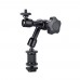 FOTYRIG 7" Magic Arm, Friction Arm Articulating Arm with Hot Shoe Mount 1/4" Tripod Screw for Camera Rig, LCD Monitor, DV Monitor, LED Lights, Flash Lights, Microphones, DJI Osmo,Smart Phone, Gopro