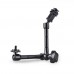 11" Magic Arm, Magic Articulating Friction Arm Tripod Arm with Hot Shoe Mount Adapter for DSLR Camera Rig, LCD Monitor, DV Monitor, LED Lights, Flash Lights, Microphones, DJI Osmo,Smart Phone and More