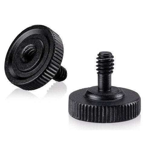 Quick Release Thumb Screw Tripod L Type Bracket Stand 1/4"Male to 1/4" Female Screw Adapter Hot Shoe Tripod Adapter For Camera Flash Bracket- 2 Packs