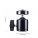 Tripod Mini Ball Head Mount, Hot Shoe Adapter Mount 360 Degree Rotating Swivel w/1/4 Thread for DJI Osmo Mobile HTC Vive Base Station DSLR Camcorder Gopro Cellphones Led Lights Monitors