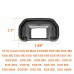 FOTYRIG Camera Eyecup Eyepiece Viewfinder Protector 18mm EB Replacement for Canon 50D 40D 30D 20D 10D 5D Mark II 5D EOS 5D 20D 30D 10D D60 and More